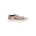 Anthropologie Sneakers: White Color Block Shoes - Women's Size 6 - Almond Toe