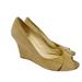 Kate Spade Shoes | Kate Spade Copa Tan Suede Peep Toe Wedge Size 9 | Color: Tan | Size: 9