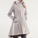 Lululemon Athletica Jackets & Coats | Lululemon Ride On Rain Trench Rain Coat Jacket Size 4 | Color: Gray | Size: 4