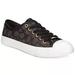 Coach Shoes | Coach Empire Low Top Sneaker Monogram C Logo Size 7 Black Lace Up Fashion Shoe | Color: Black/White | Size: 7