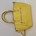 Coach Bags | Coach Pebbled Yellow Leather Sydney Satchel Crossbody Bag | Color: Gold/Yellow | Size: Os