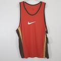 Nike Shirts | *Nwt* Nike Dri-Fit Basketball Tank Orange/Brown/White, Size Xxl | Color: Orange | Size: Xxl