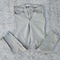 Jessica Simpson Jeans | Jessica Simpson Women Jeans Capri Rolled Crop Skinny Denim Jean Size 4/27 | Color: Gray | Size: 4