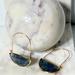 Anthropologie Jewelry | 2/$30 New Gray Glass Crescent Earrings | Color: Gold/Gray | Size: Os