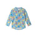 Reima - Uv-Badeshirt Tuvalu Blumen In Frozen Blue, Gr.92