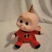 Disney Toys | Disney Pixar Incredibles 2 Baby Jack-Jack Talking Sounds Lightup Plush Doll Work | Color: Black/Red | Size: Osbb