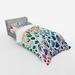 Ambesonne Leopard Print Bedding Set & White Multicolor Polyester | Twin Duvet Cover + 2 Additional Pieces | Wayfair bsnev_429922_twin