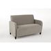 Lesro Siena Lounge Reception Loveseat Manufactured Wood in Brown | Wayfair SN1501.FCH-01ADGF