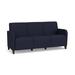 Lesro Siena Lounge Reception 3 Seat Tandem Seating No Center Arms Manufactured Wood in Gray | Wayfair SN3101.FWL-01ADGF