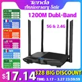 Tenda nuovo AC6 2.4G/5.0GHz Smart Dual Band AC1200 Router Wireless ripetitore wi-fi APP Remote