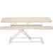 VIVO Height Adjustable Standing Desk Converter (DESK-V000K series) Wood/Metal in White | 4.5 H x 42 W x 16 D in | Wayfair DESK-V042KF