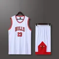 Set da uomo Bulls maglie da basket gioco primario squadra manica corta uniforme da allenamento gilet