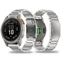 Bracelet en titane de luxe pour homme bracelet Quickfit pour Garmin Fenix 7 7X Pro Epix Pro