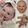 50CM Juliana Painted Bebe Reborn Doll kit Cute Newborn Baby Doll Parts Soft Vinyl Reborn Doll kit
