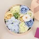 Beautiful Flower Bath Soap with Stem Relax Round Hand-made Rose Gift Box Scented Bouquet Valentine's