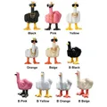 Middle Finger Small Duck Sculpture Resin Duck Decorative Figurine Tabletop Duck Ornament for Home