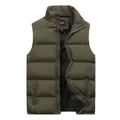 Men Jacket Winter Men Vest Winter Warm Soft Sleeveless Vest Jackets Big Size Mens Casual Coat Homme