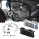 65ML Motorcycle Oil Cooler System Kit Fit For Honda CB CG 100CC-250CC Engine With Left Bottom Filter