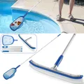 1PC Swimming Pool Brush Set Adjustable Handle Lightweight Pool Brush Set Portable Swimming Pool