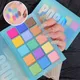 15 Color Eye Shadow Plate Macaron Candy Color Matte Eyeshadow Rainbow Summer Fresh Neon Eyeshadow