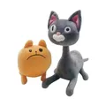 2pcs 30cm Noodle and Bun Plush Toys Cat and Dog Plushes Carton Animal Cat Toy Soft Stuffed Doll Toys