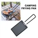 Non Stick Baking Tray Portable Folding Rectangular Outdoor Camping Steak Frying Pan Easy Clean Grill