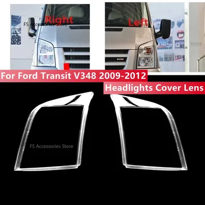 Headlamp Cover For Ford Transit V348 2009 2010 2011 2012 Front Headlight Cover Lens Transparent Headlamps Lampshade Lamp Shell