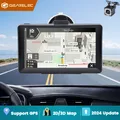 Gearelec 7 Inch Car GPS Navigation Touch Screen 256M+8G FM Voice Prompts Europe 3D Map Free Update