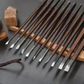 Stone Carving Hand Tools Set Professional Stone Carving Chisel Set 11/7/5/3pc Manganese Steel
