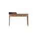 Everly Quinn Alpina Rectangle Writing Desk Wood in Brown/Gray | 29.52 H x 47.24 W x 23.62 D in | Wayfair C22A45C84CED41C38155993B2EF15956