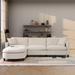 Brown Reclining Sectional - Ebern Designs Milka 2 - Piece Upholstered Sectional | 32.88 H x 107.87 W x 67.32 D in | Wayfair