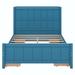 Red Barrel Studio® Brooxie Platform Bed in Blue | 50 H x 56.9 W x 89.6 D in | Wayfair BA691481A4FE453AA180F2D2B19C5F4A