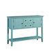 Red Barrel Studio® Bhupinder 45.91" Console Table in Blue | 33.86 H x 45.91 W x 14.09 D in | Wayfair 153AB152B9034A549EED409BFD89A57D