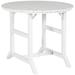 Red Barrel Studio® Derkovic 35" Trestle Dining Table Metal in White | 29.1 H x 35 W x 35 D in | Wayfair C1D422FA7A824A2DB0E3308707548A44