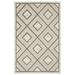 Brown/White 129.92 x 94.49 x 0.32 in Area Rug - Foundry Select Rectangle Tomiris Area Rug, Polypropylene | 129.92 H x 94.49 W x 0.32 D in | Wayfair