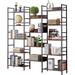 17 Stories 5 Tier Bookshelf Triple Wide Industrial Bookshelves & Bookcases, Large Open Display Shelf | Wayfair 5D77409ABD2848D0A7792BDF16DAEBA9