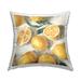 Stupell Citrus Lemon Fruits Sliced Country Farmhouse Printed Outdoor Throw Pillow Design by Emma Caroline