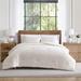 Tahari Home Luca Seersucker Grid 3-Piece Cotton-Rich Comforter Set