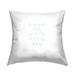 Stupell Travel The World Little One Phrase Printed Outdoor Throw Pillow Design by Carla Daly