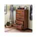 5 Drawers Wooden Deoss Chest Dresser Storage Cabinet,Sturdy Frame,Versatile Use