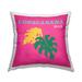 Stupell Copacabana Brazil Tropical Leaves Printed Outdoor Throw Pillow Design by The Saturday Evening Post