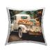 Stupell Fall Pumpkins Truck Printed Outdoor Throw Pillow Design by Riley B