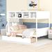 Twin over Full Multi-function Bunk Bed With Shelfs,Storage Staircase and 2 Drawers,Sturdy Frame,Kids Bedroom Sets