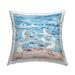 Stupell Sandpipers Blue Beach Waves Printed Outdoor Throw Pillow Design by Melissa Wang