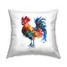 Stupell Modern Farm Rooster Printed Outdoor Throw Pillow Design by Sebastian Grafmann