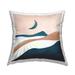 Stupell Abstract Desert Moon Landscape Printed Outdoor Throw Pillow Design by Arctic Frame