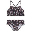 Color Kids - Bikini Blossom Frills In Black, Gr.128