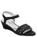 David Tate Indigo - Womens 9.5 Black Sandal N