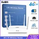 Kuwfi 4g lte router 300mbps drahtloser wifi router wan lan port 4 arbeits modus high-gain 4 antenne