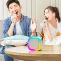 2024 Bluetooth drahtlose tragbare Lautsprecher Multifunktions-Karaoke-Mikrofon Musik MP3-Player